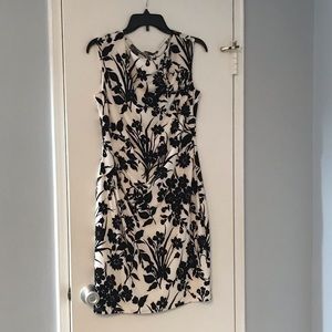 American Living -Black and white summer floral dress